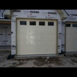 "New garage door installation in Houston by Lemus Garage Door Service."