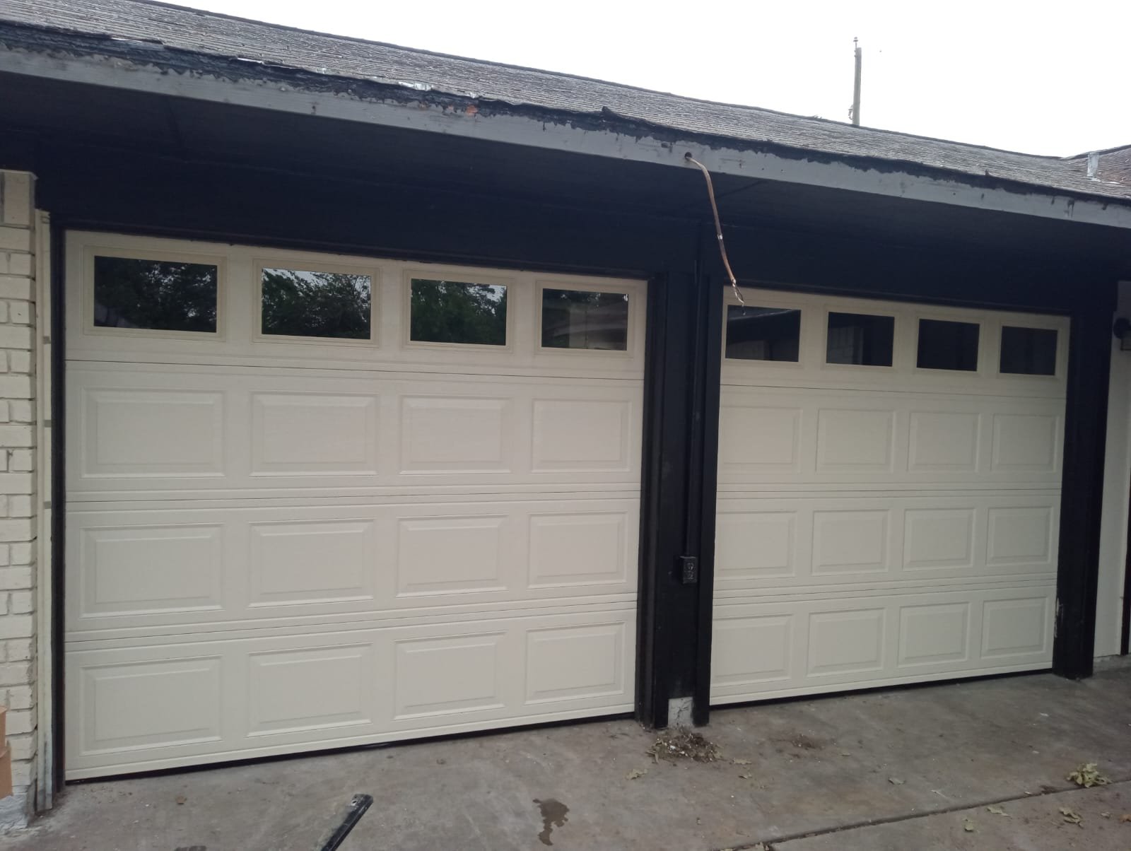 New garage door installation in Houston TX